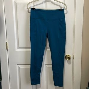 Tek Gear Teal Blue Yoga Althetic Pants Leggings